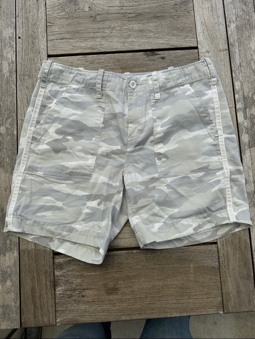 Women's Camo Shorts - Light Gray